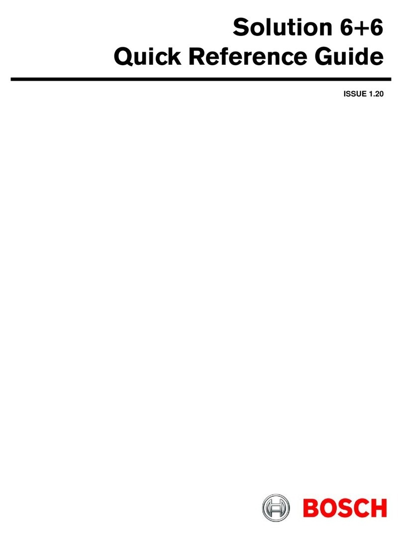 Bosch Solution 6+6 Wireless On/Off User manual Bosch Solution 6+6 Wireless On/Off User manual