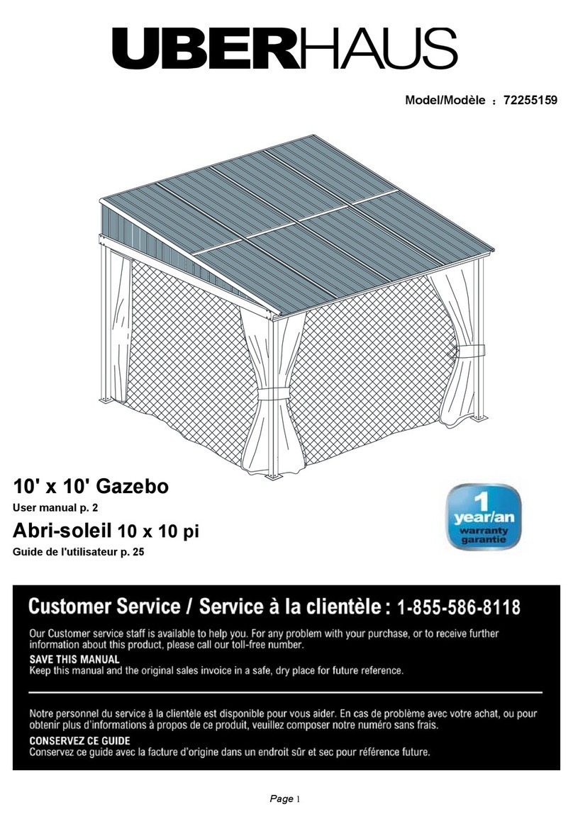 Uberhaus 72255159 user manual