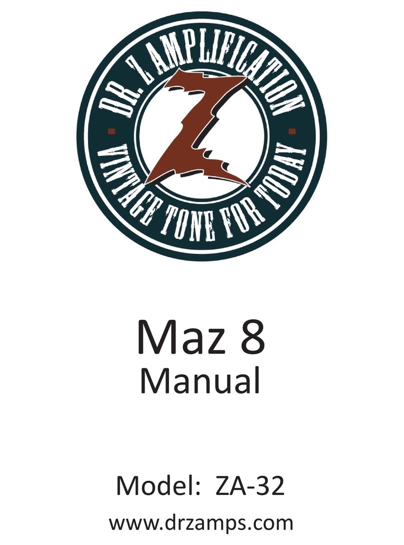 DR. Z Amplification Maz 8 manual