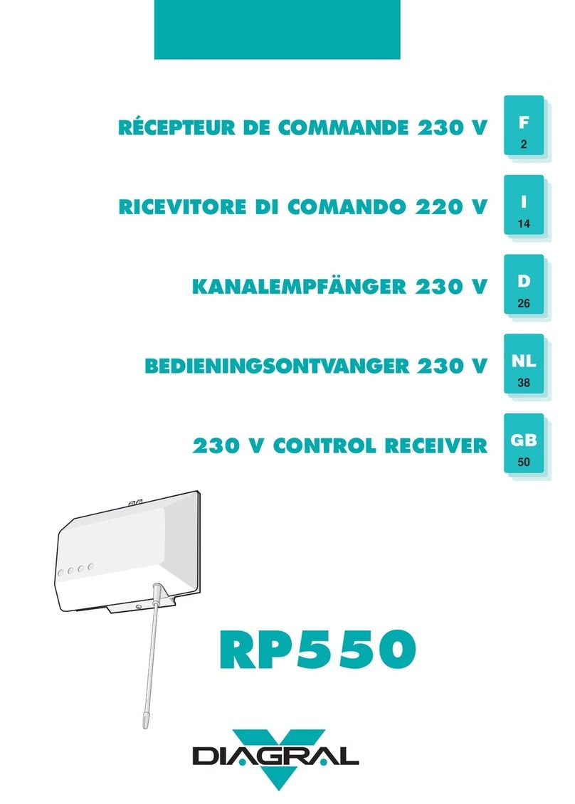 diagral RP550 manual