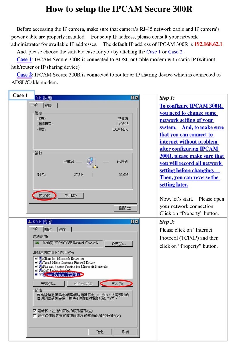 Ipcam Secure 300R How to set up
