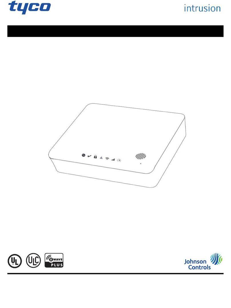 Johnson Controls Tyco WS900 UL User manual