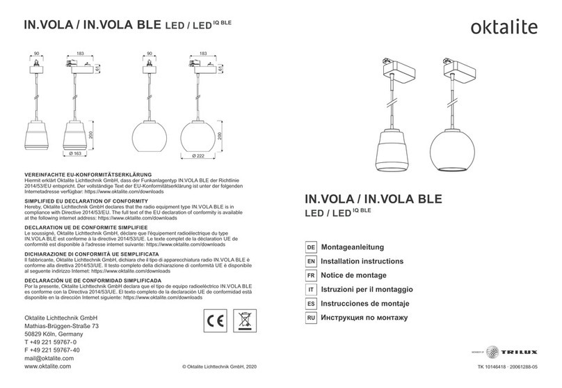 Trilux Oktalite IN.VOLA User manual