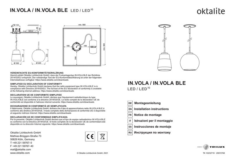 Trilux Oktalite IN.VOLA User manual