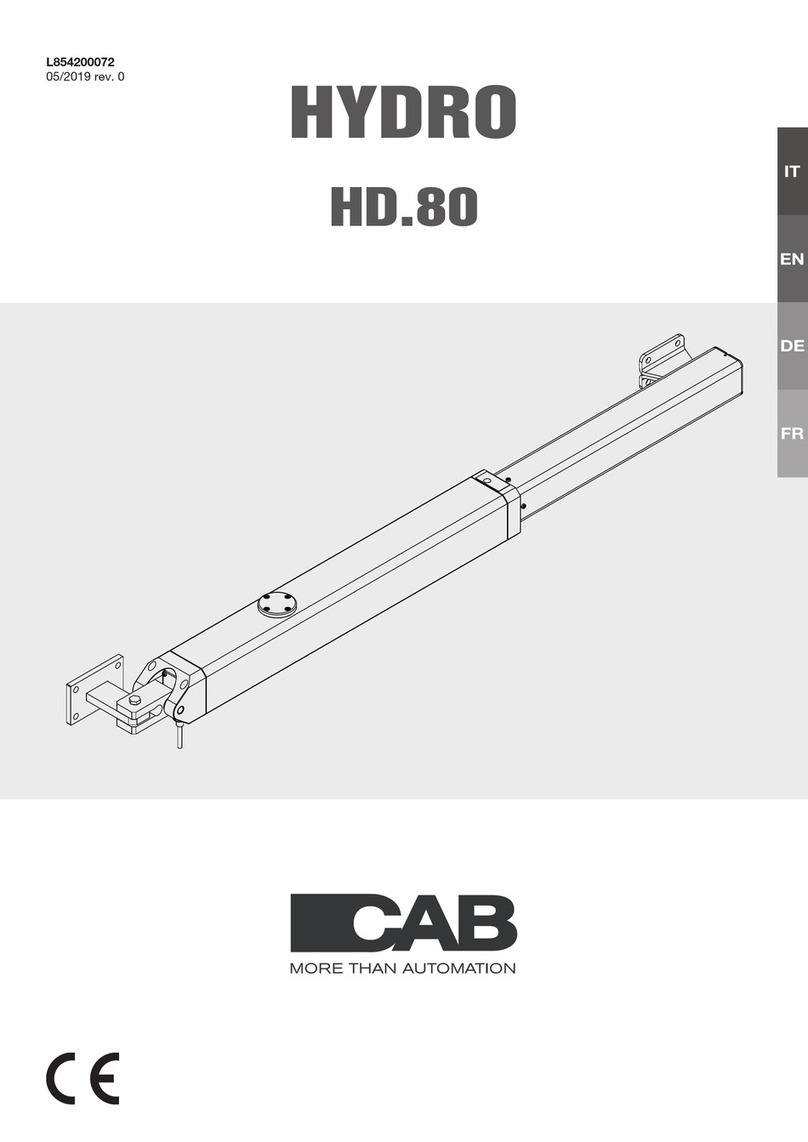 CAB HD.80 quick start guide