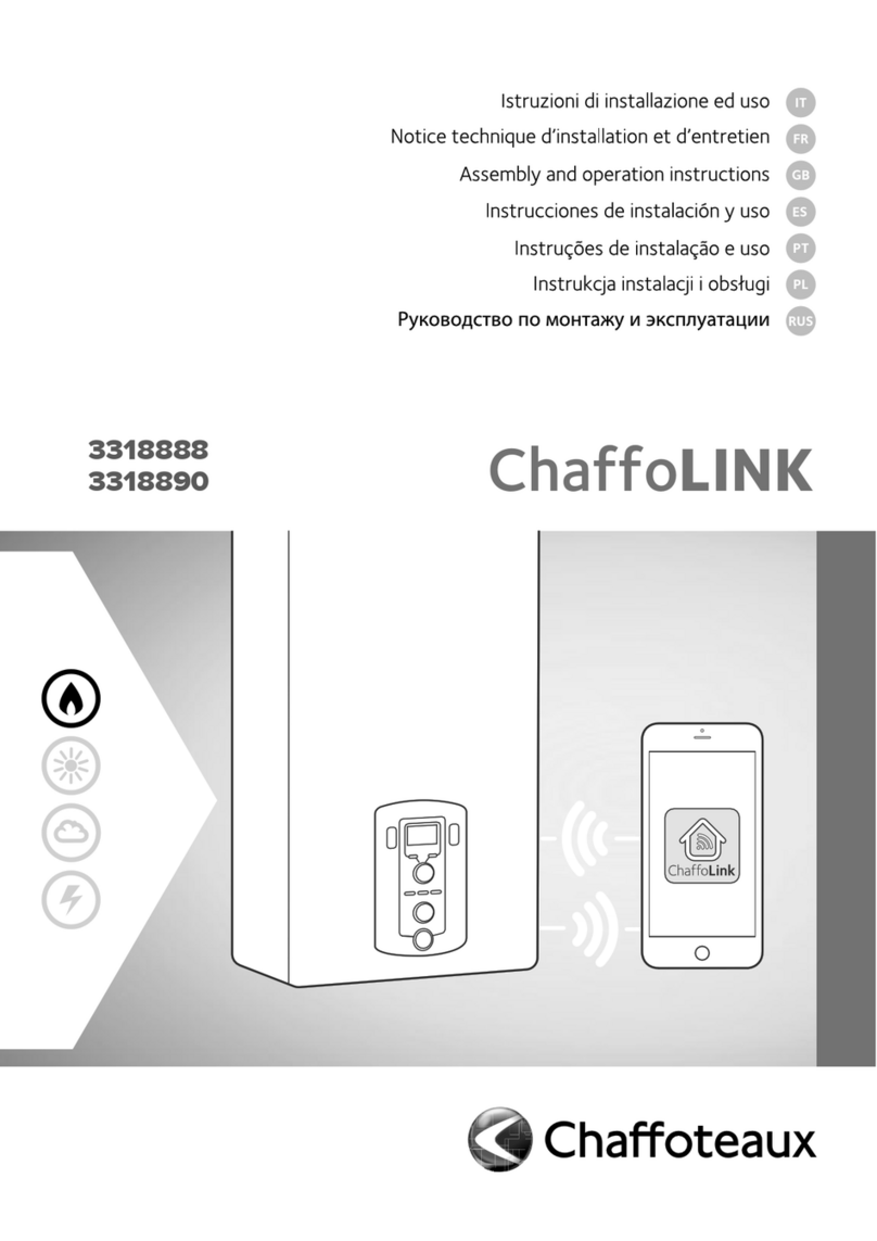 CHAFFOTEAUX ChaffoLINK 3318888 Assembly and operation instructions