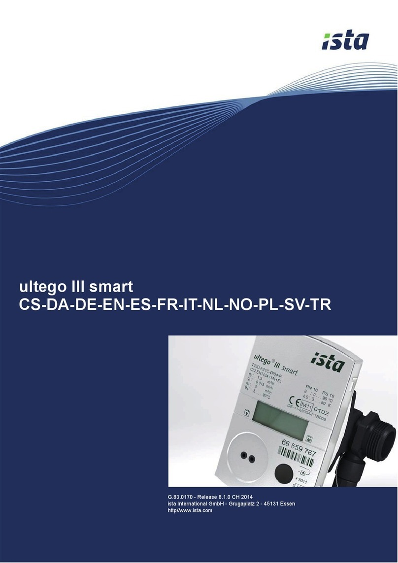 Ista Ultego III Smart Installation instruction