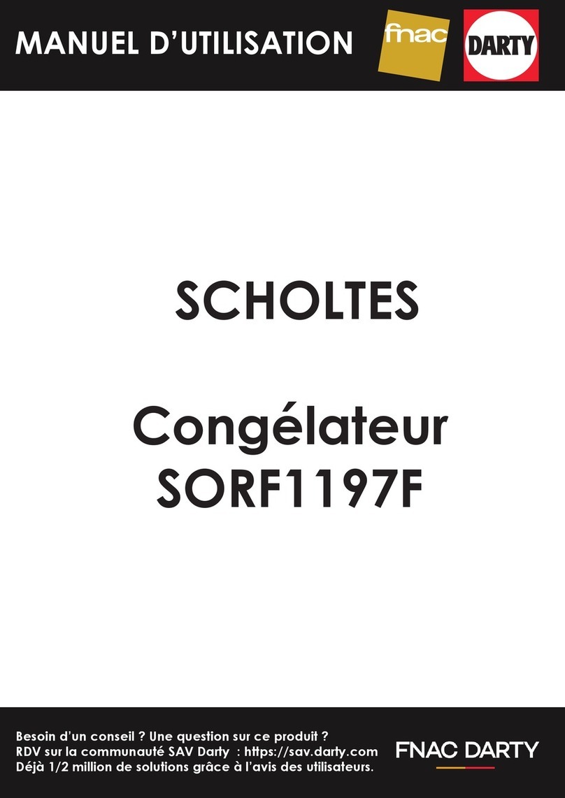 SCHOLTES SORF1197F Installation and safety instructions