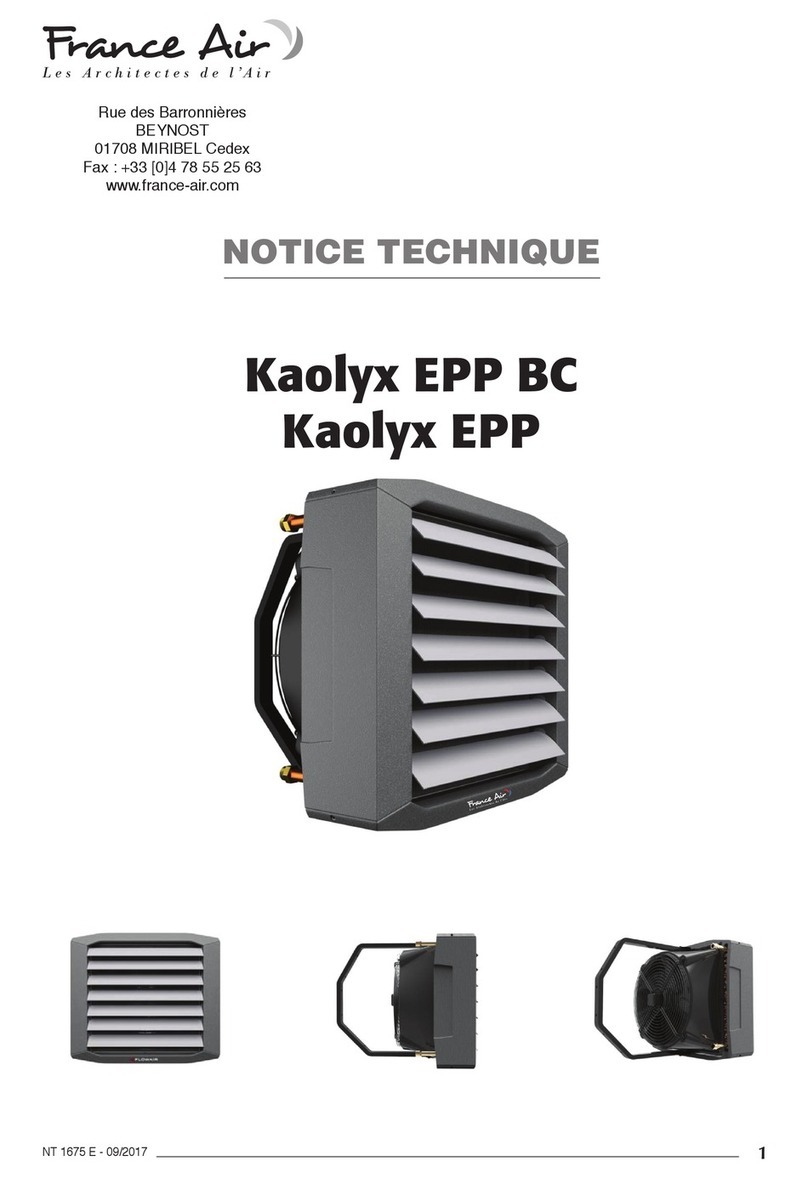 France Air Kaolyx EPP BC Series manual