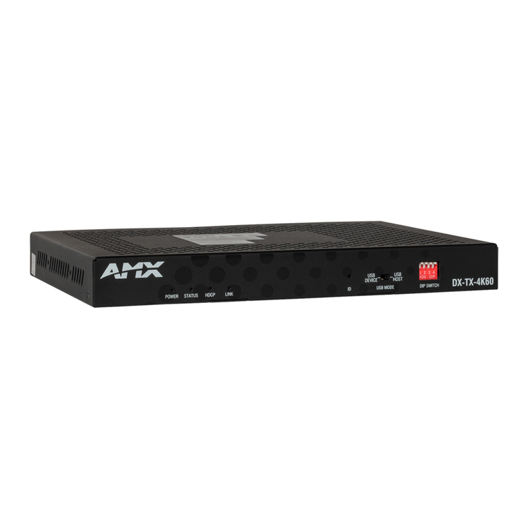 Harman AMX DXLINK DX-TX-4K60 Quick user guide
