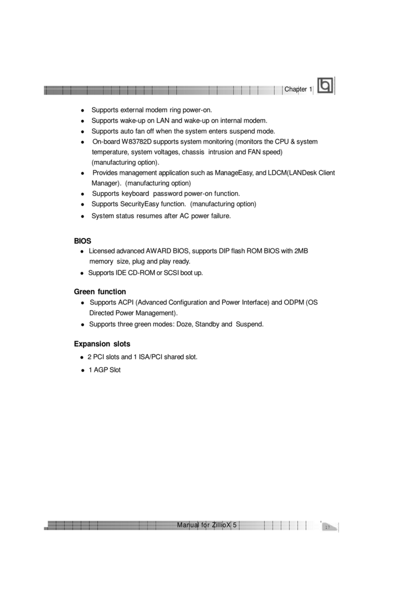 QDI ZillioX 5 manual