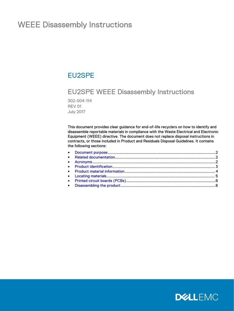 Dell EU2SPE Disassembly instructions