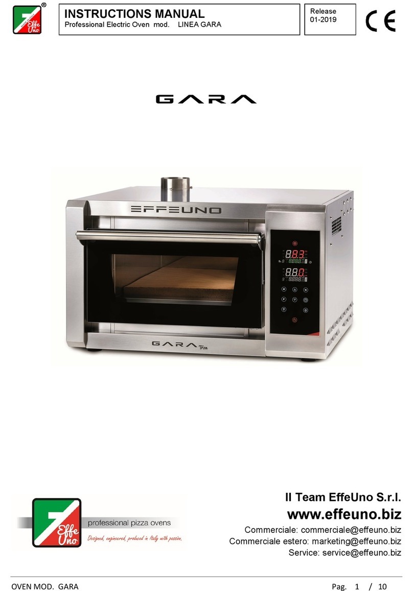 effeuno P134 GARA MECH manual