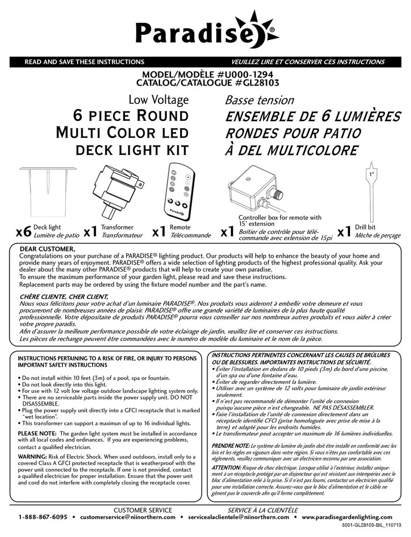 Paradise Datacom U000-1294 instructions