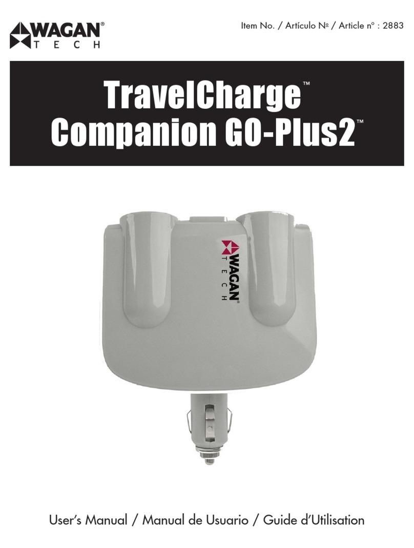 Wagan TravelCharge Companion GO-Plus2 User manual