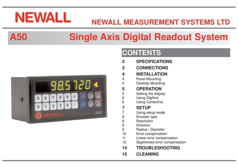 Newall A50 User manual