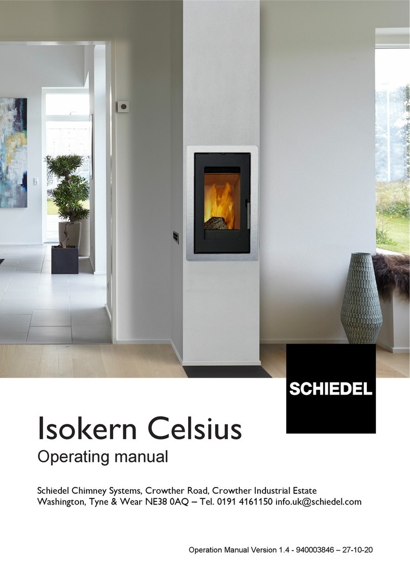 Schiedel Isokern Celsius operating manual Schiedel Isokern Celsius operating manual