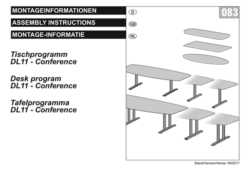 Oka DL11 Conference ELT-HV Assembly instructions