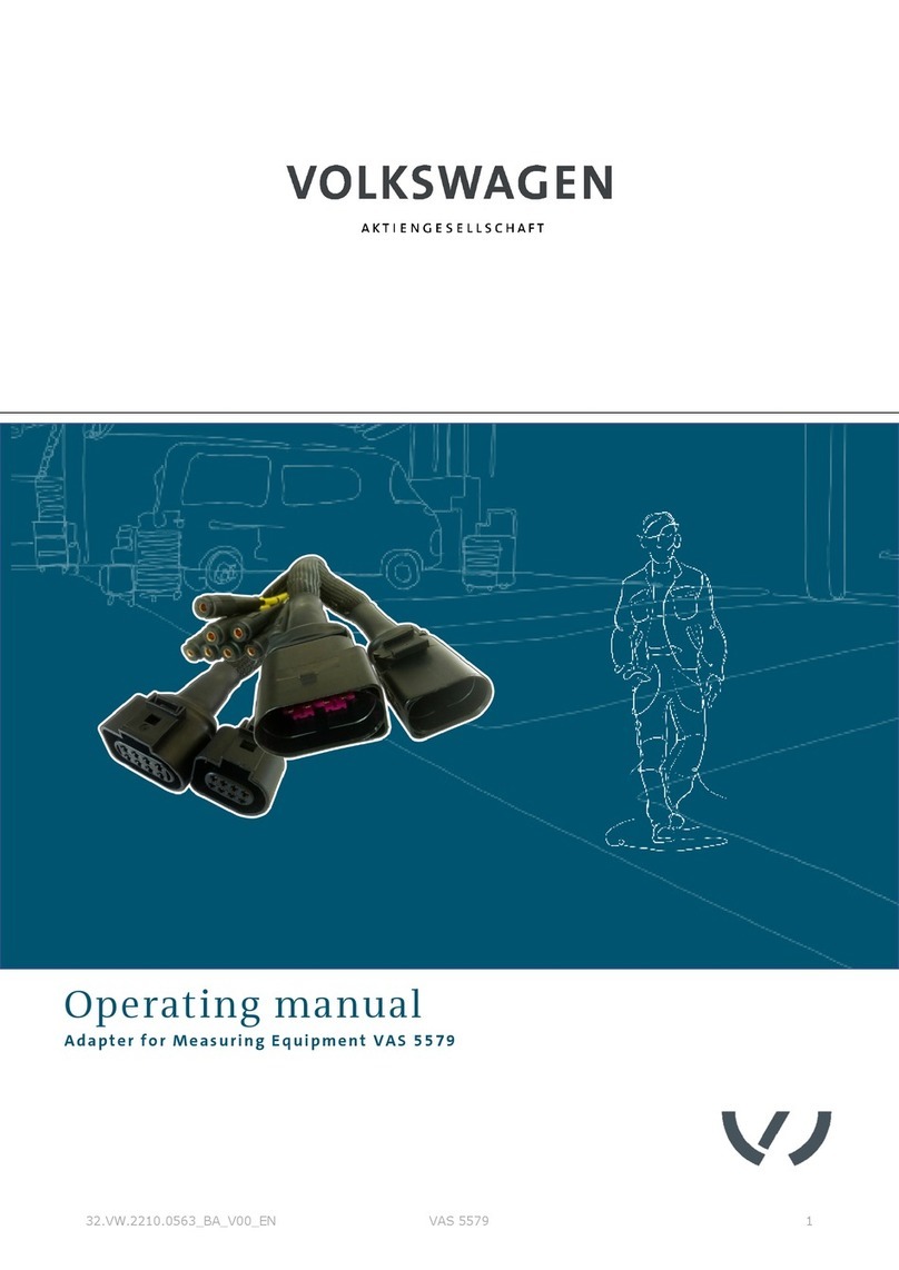 Volkswagen VAS 5579 operating manual