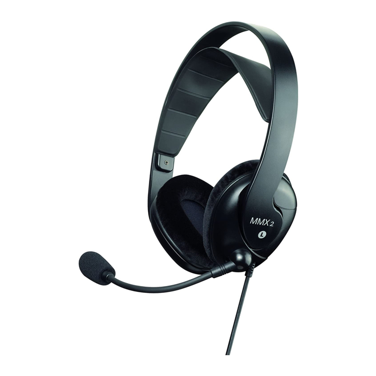 Beyerdynamic MMX 2 User manual