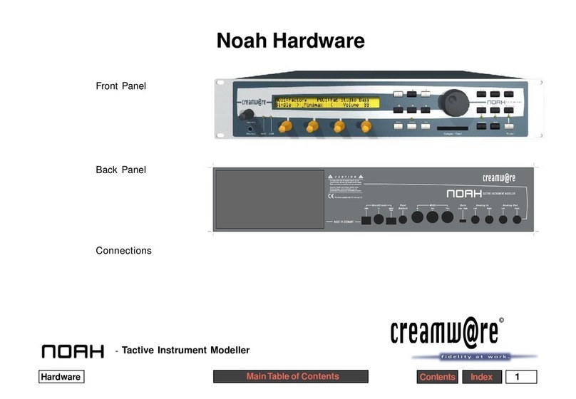 CreamWare Noah Installation instructions