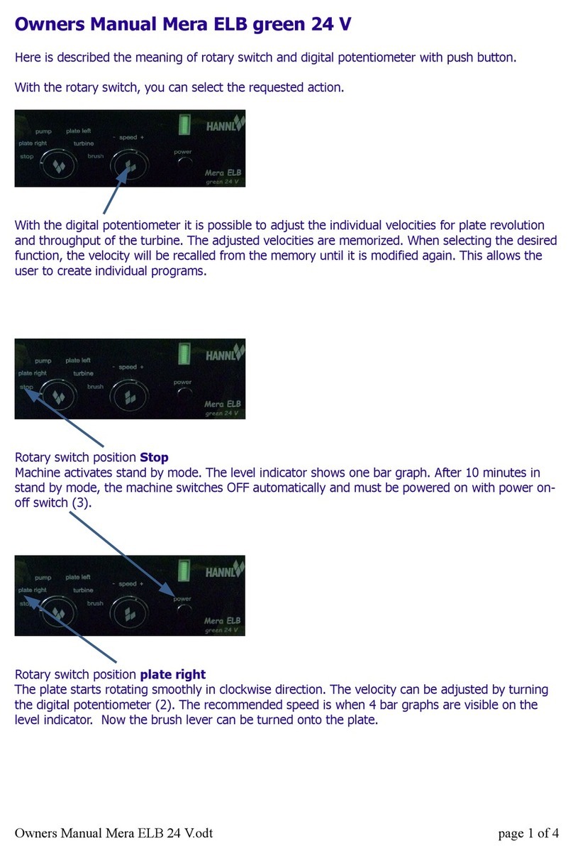 HANNL Mera ELB green User manual