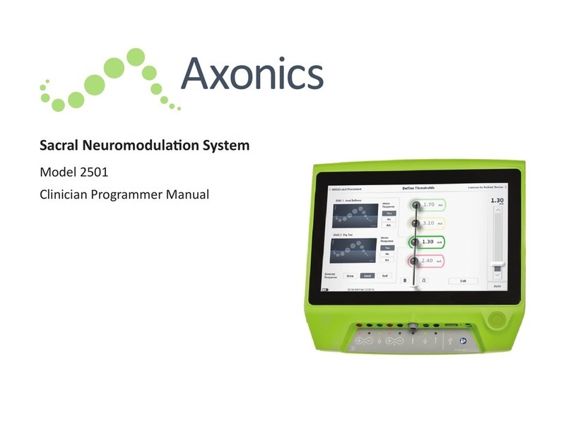 Axonics SNM System 2501 Programmer's manual