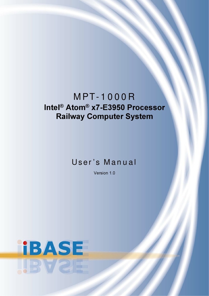 IBASE Technology MPT-1000R User manual IBASE Technology MPT-1000R User manual