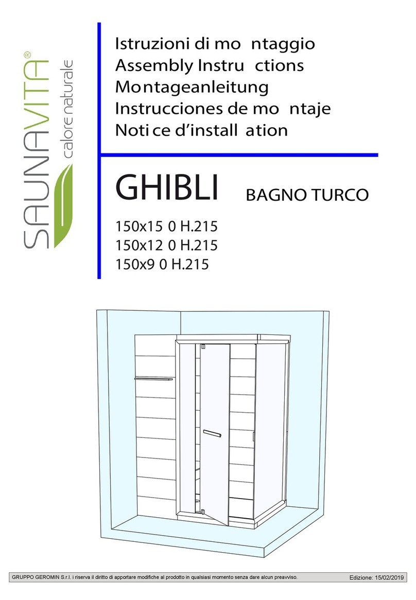 Saunavita GHIBLI Assembly instructions