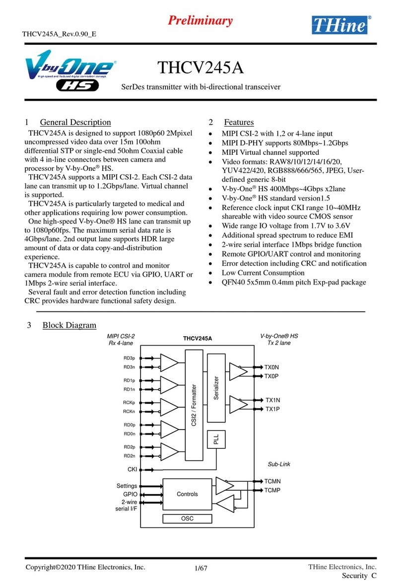 THine THCV245 A manual