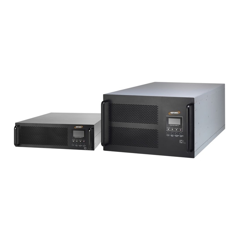INFOSEC E6 LCD 10K TM RM User manual