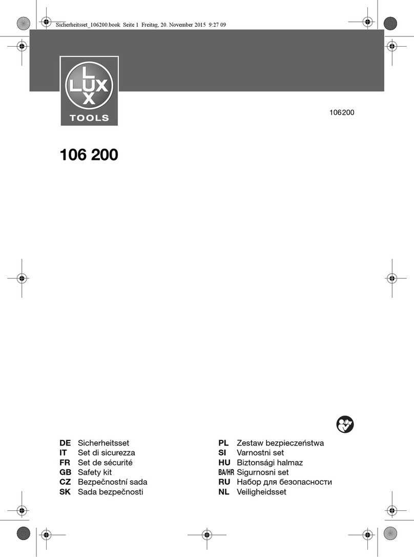 Lux Tools 106 200 manual