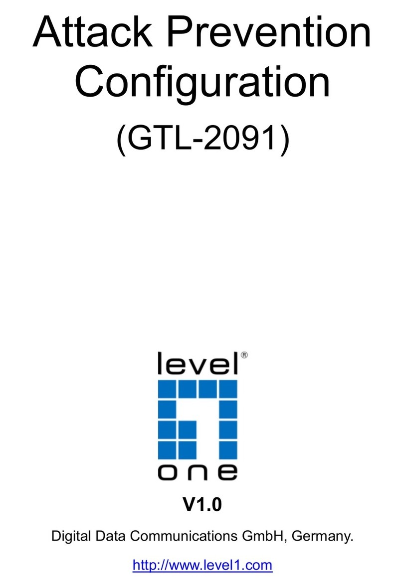 Digital Data Communications LevelOne GTL-2091 manual