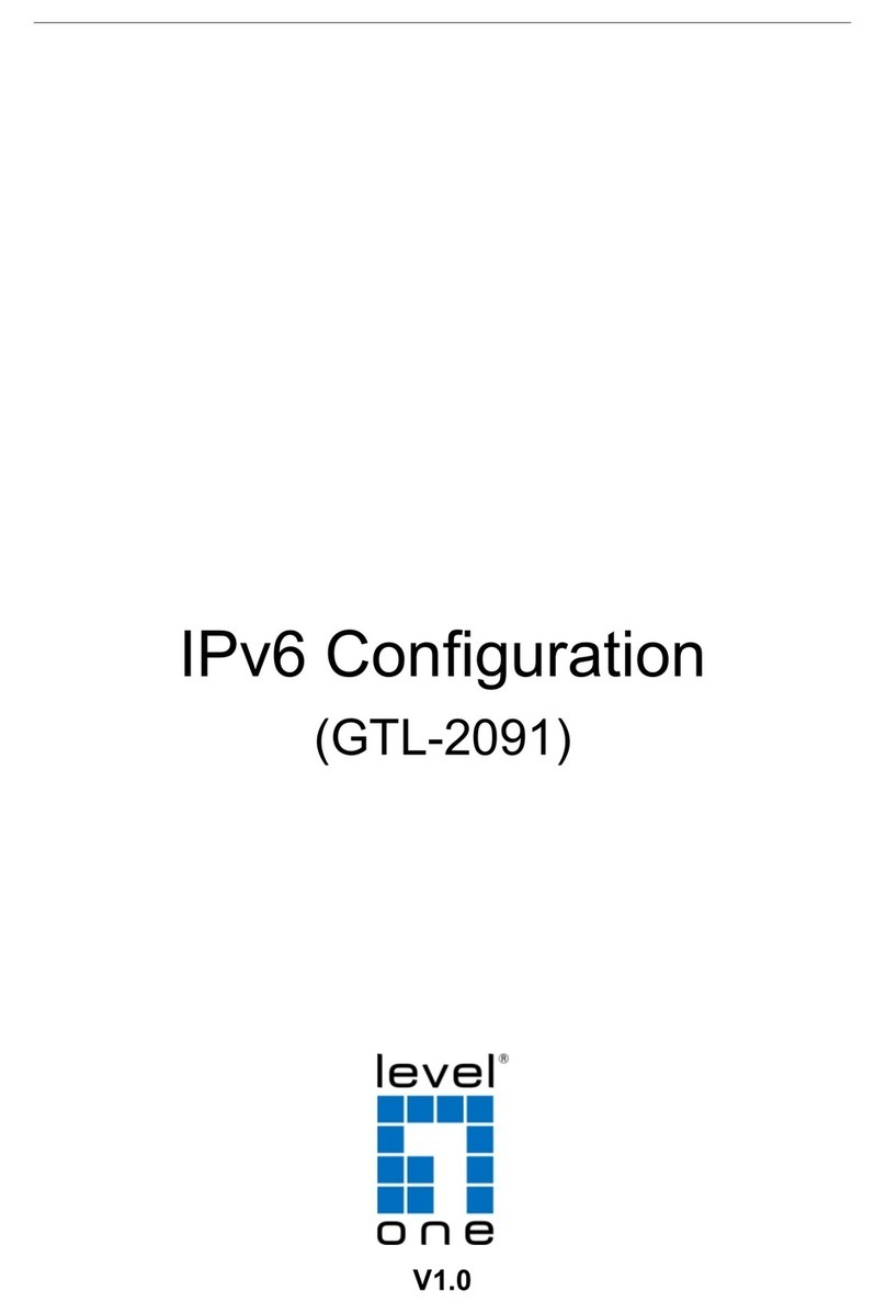 Digital Data Communications LevelOne GTL-2091 User manual