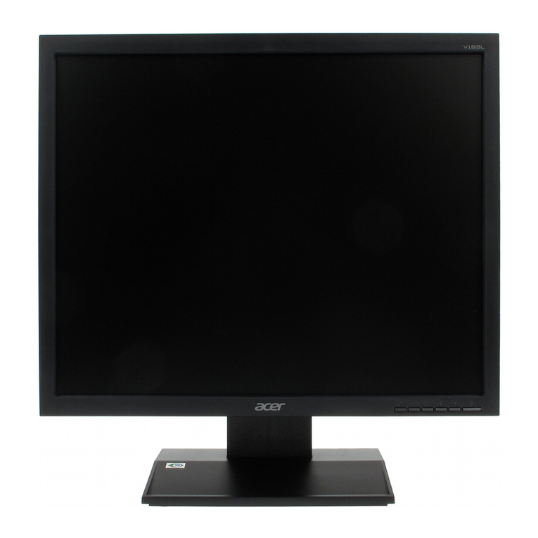 Acer V193L User manual