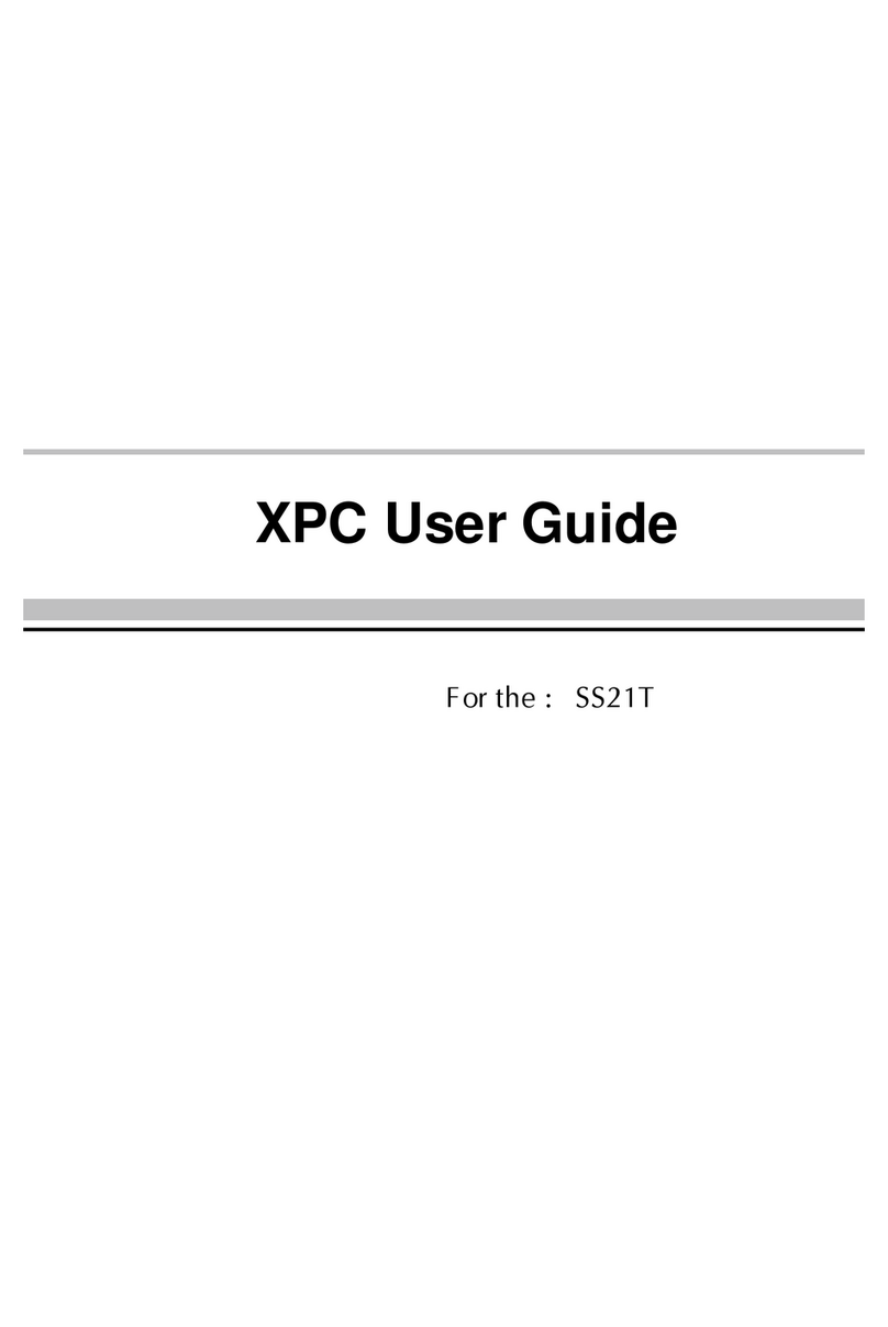 Shuttle XPC User manual