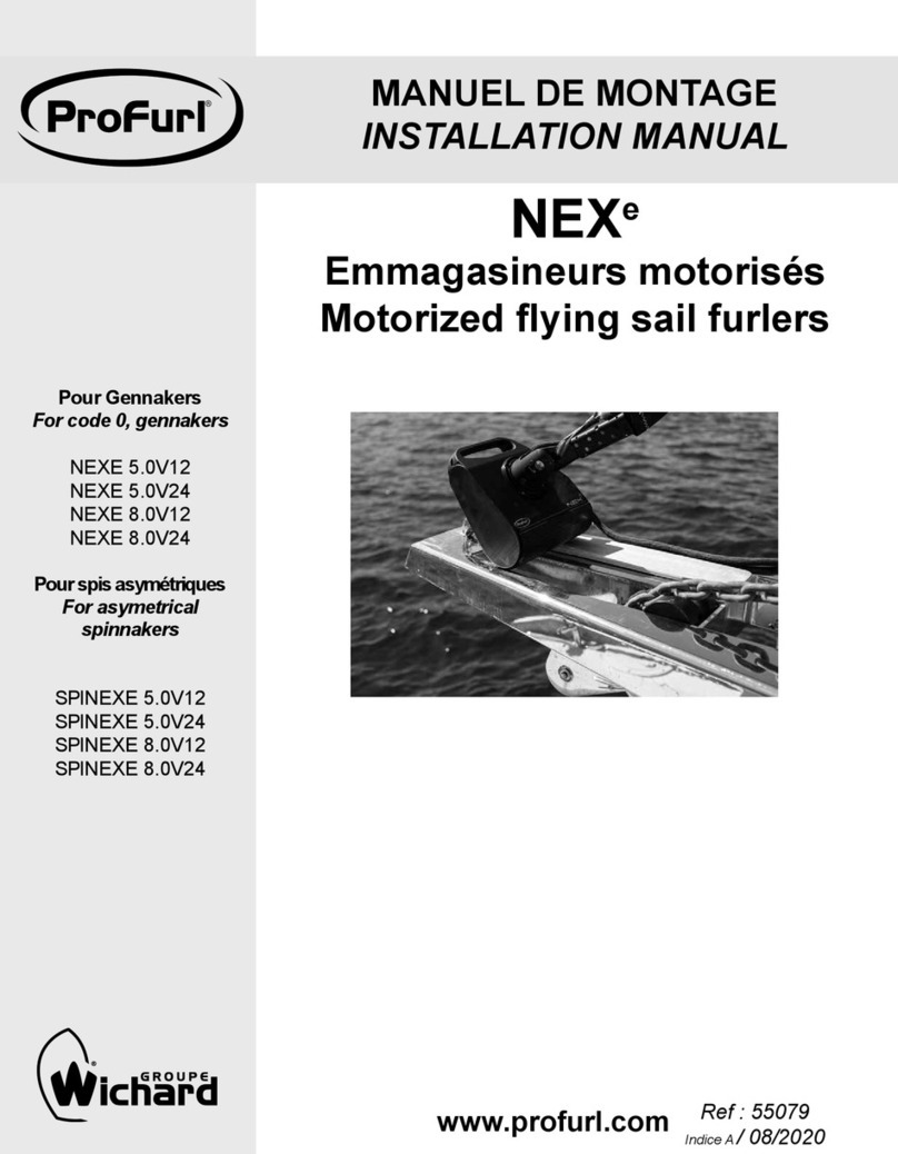 Wichard ProFurl NEXE 5.0V12 installation manual