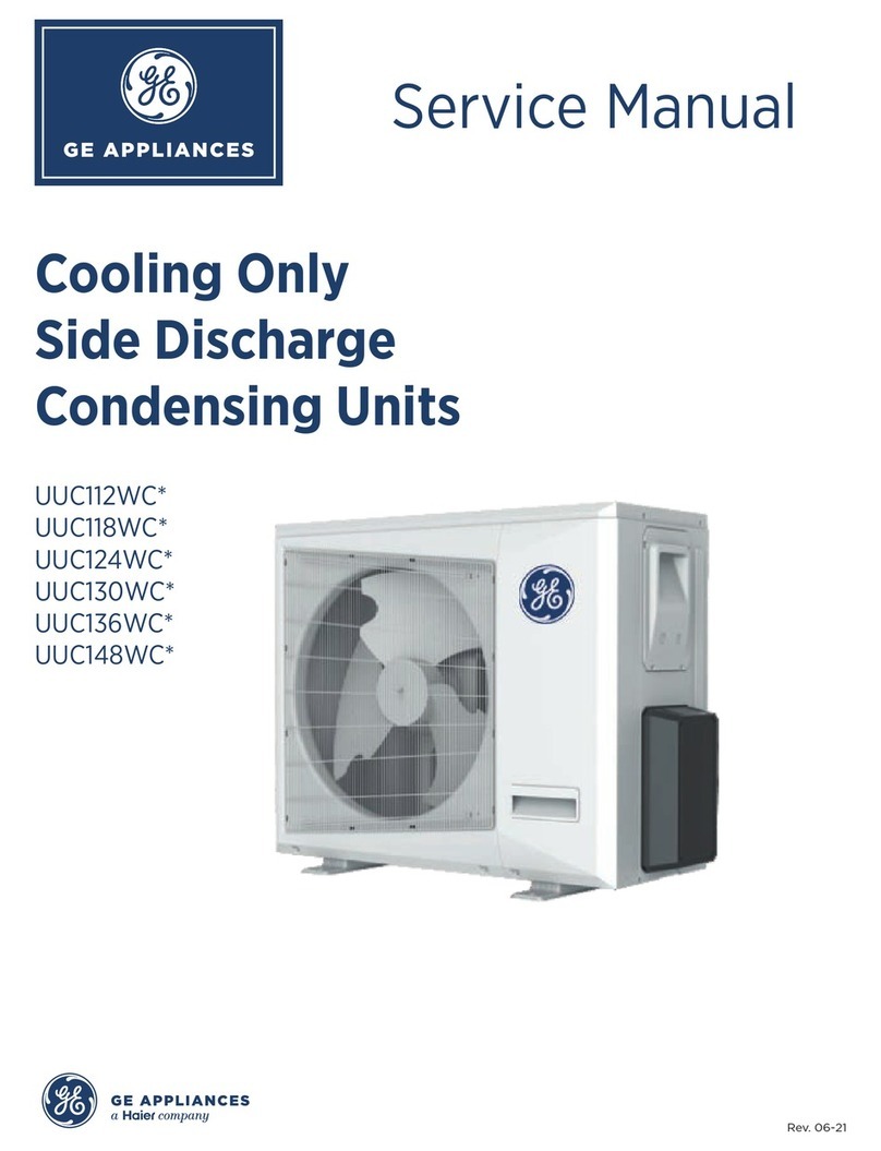 GE UUC112WC Series User manual
