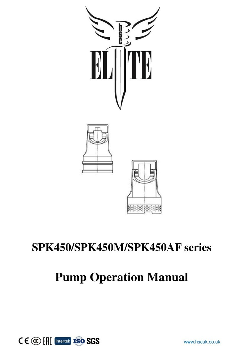 HSC Elite SPK450 Operation manual