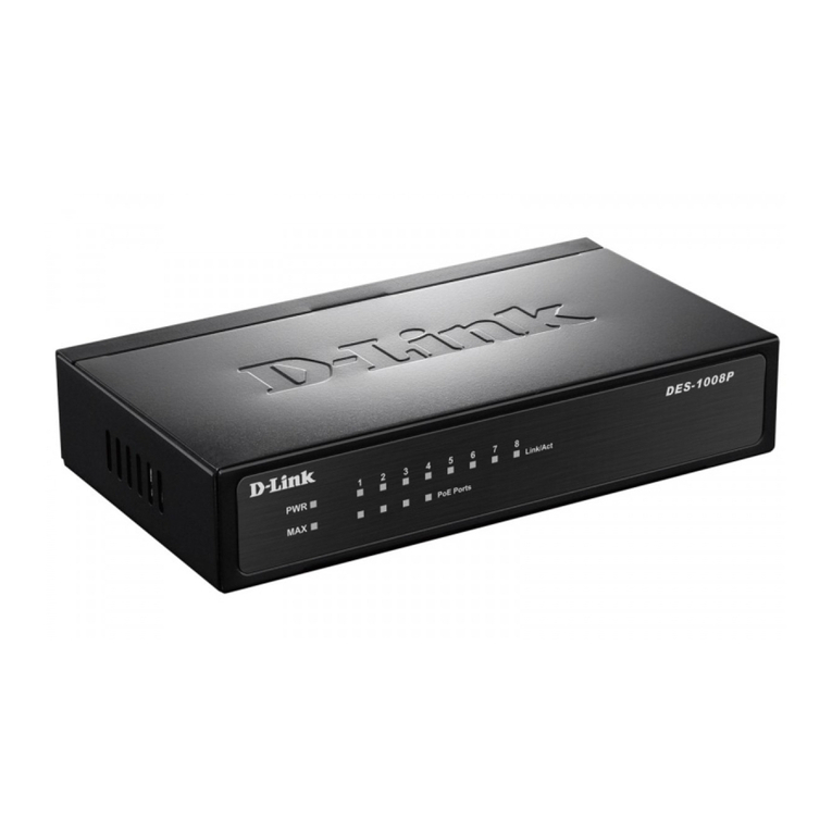 D-Link DES-1008P User manual D-Link DES-1008P User manual