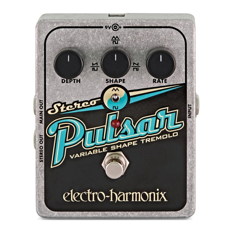Electro-Harmonix Super Pulsar quick start guide