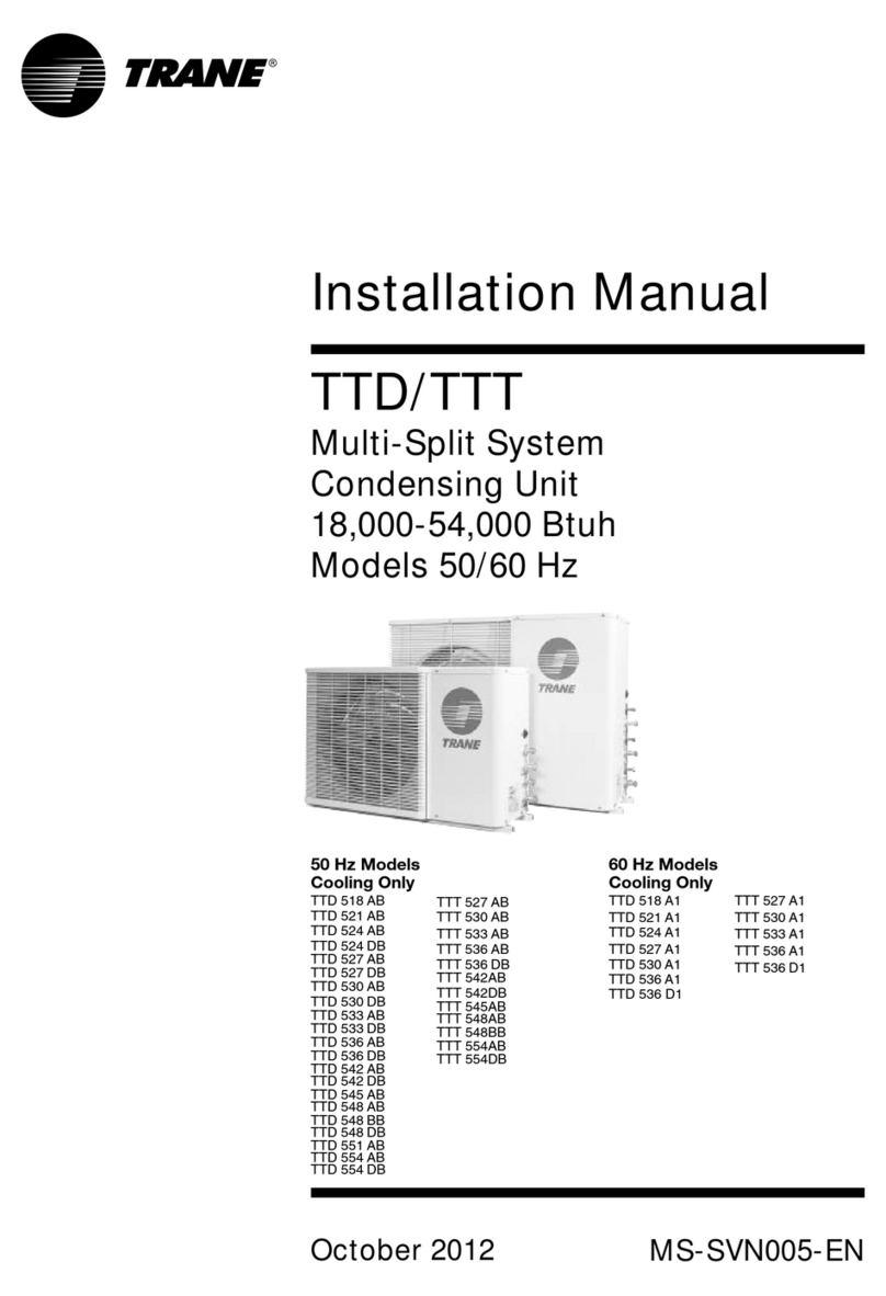 Trane TTD User manual