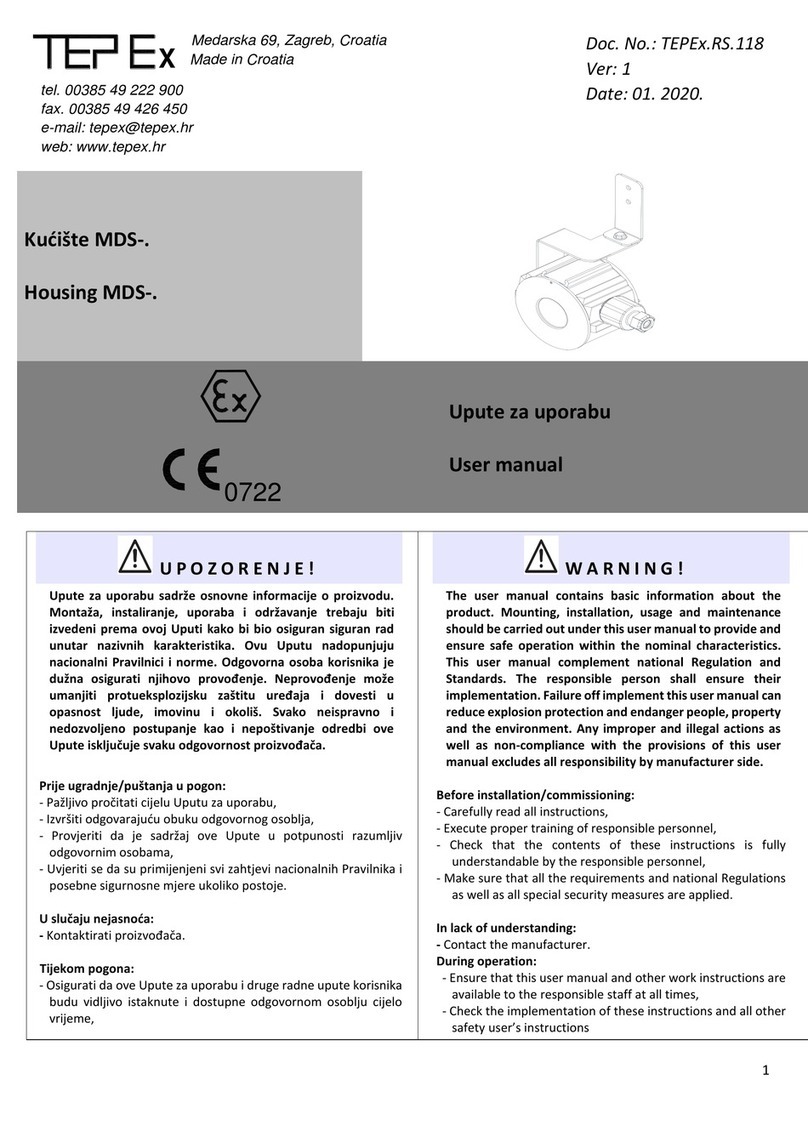 Tepex MDS Series user manual
