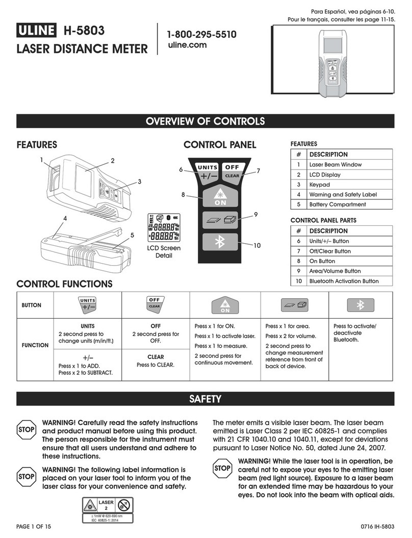 U-Line H-5803 User manual