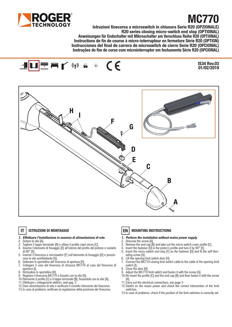 Roger Technology R20 Series User manual