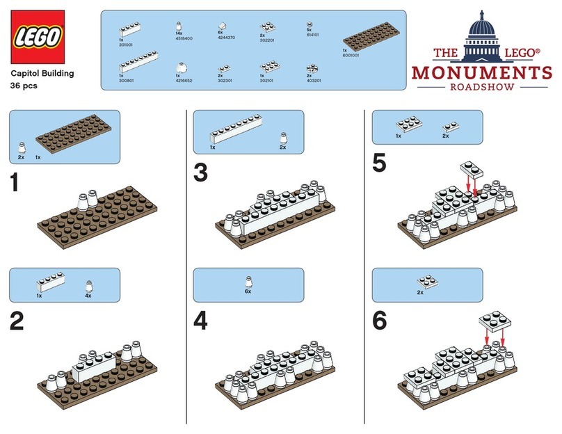 LEGO MONUMENTS ROADSHOW Capitol Building User manual