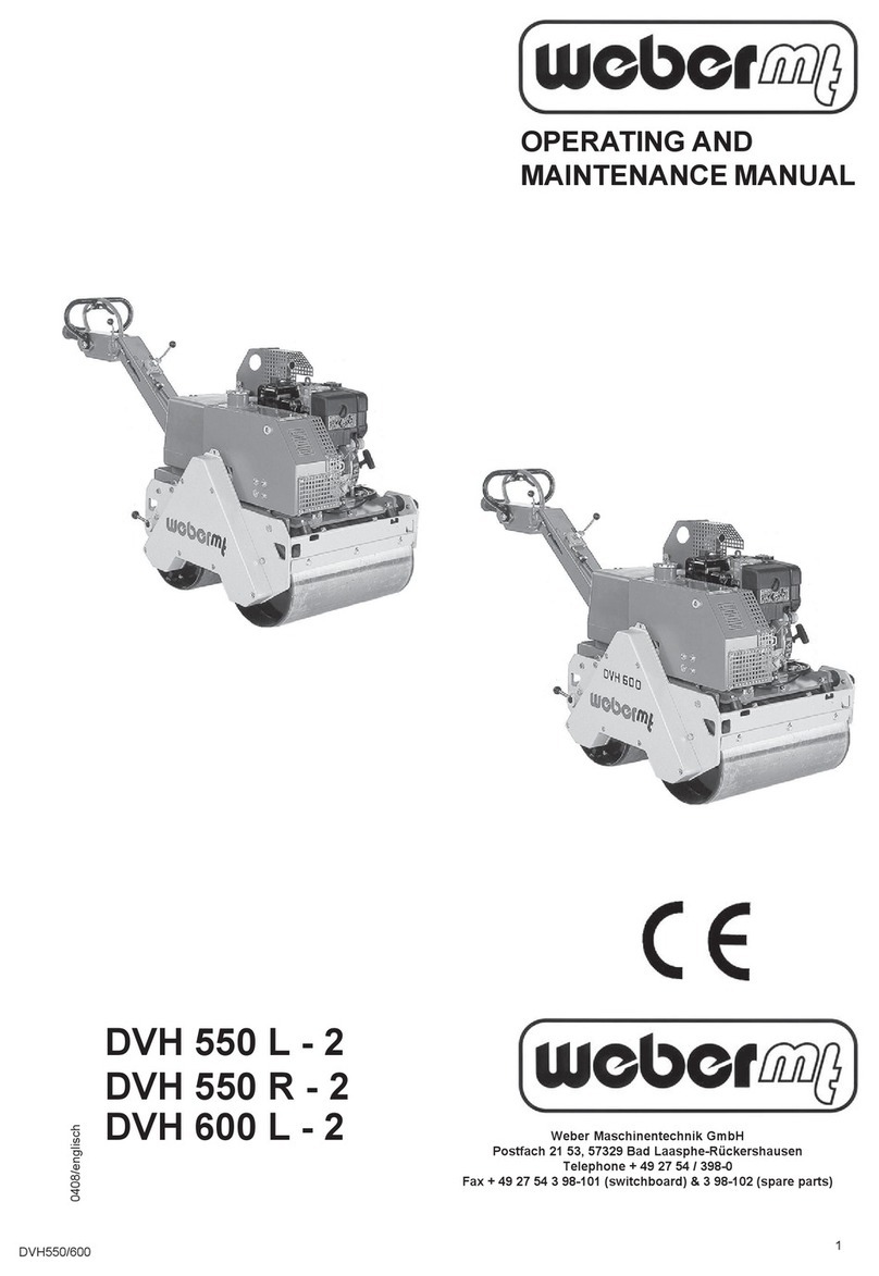 Weber mt DVH 550 L - 2 Operating instructions