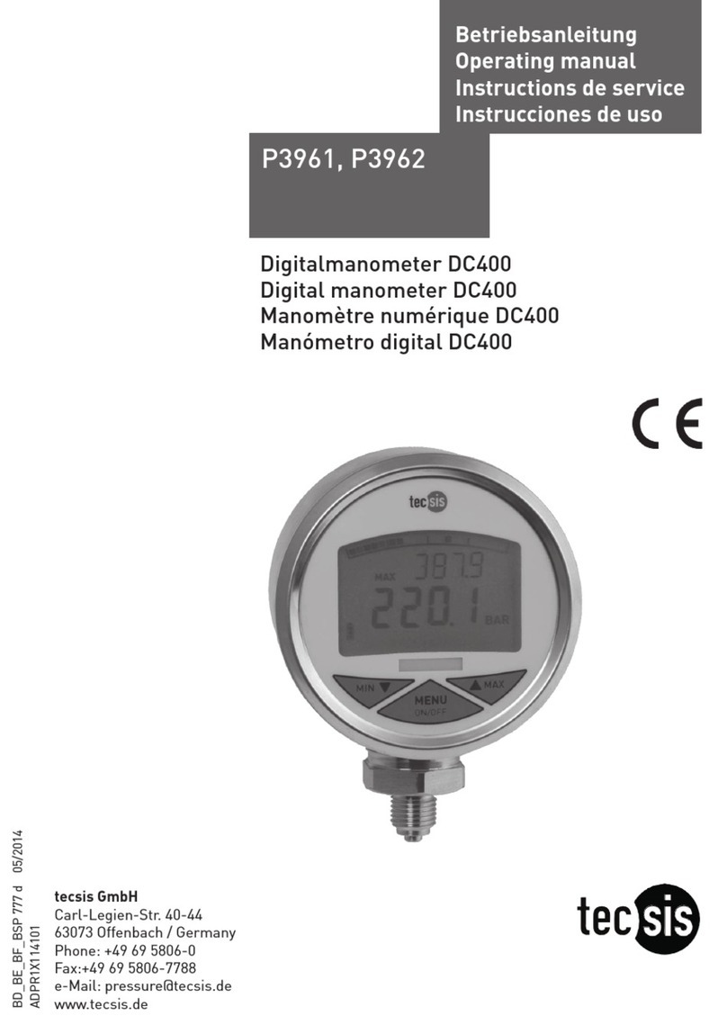 Tecsis DC400 Series operating manual