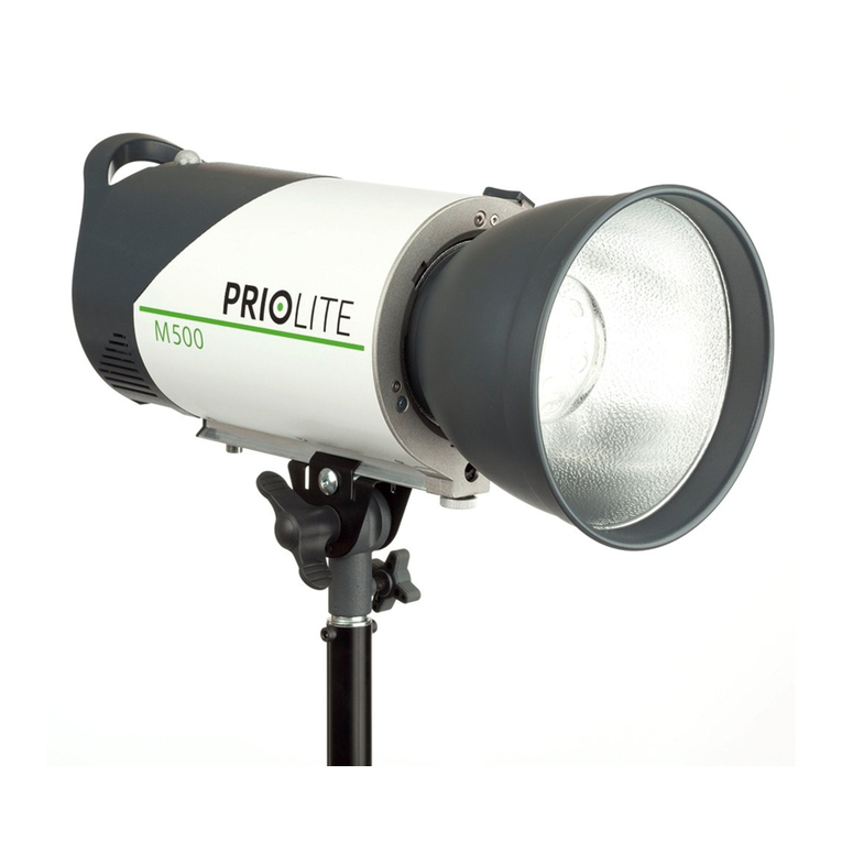 Priolite M500 User manual
