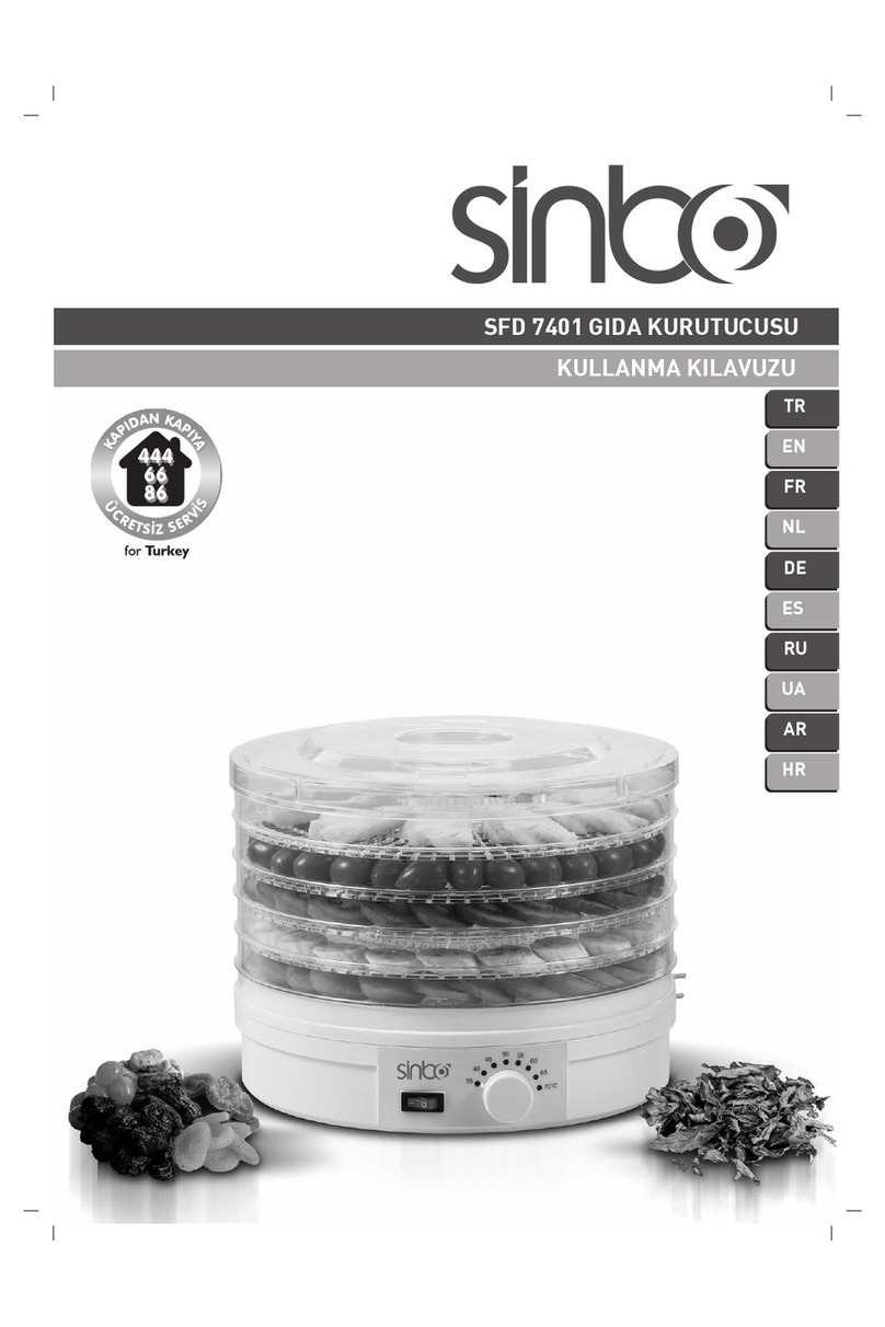 Sinbo SFD 7401 instruction manual
